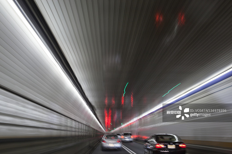 纽约市的荷兰隧道图片素材