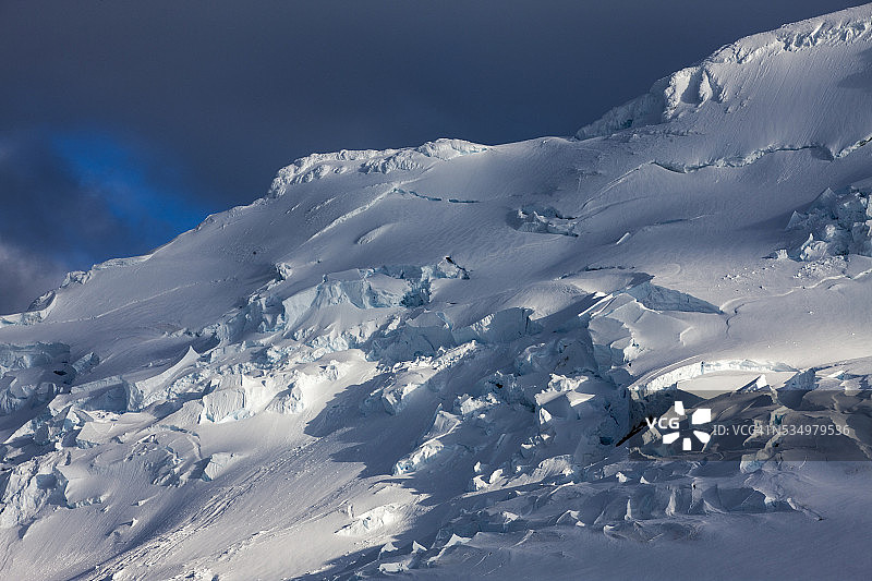 南极半岛的山峰图片素材