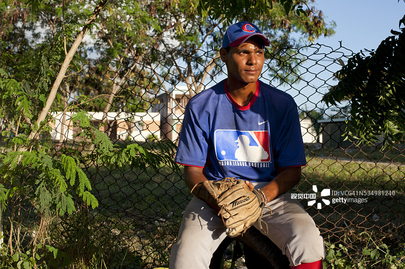 多米尼加共和国的棒球运动员图片素材