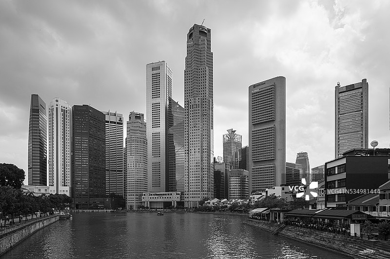 新加坡的天际线图片素材