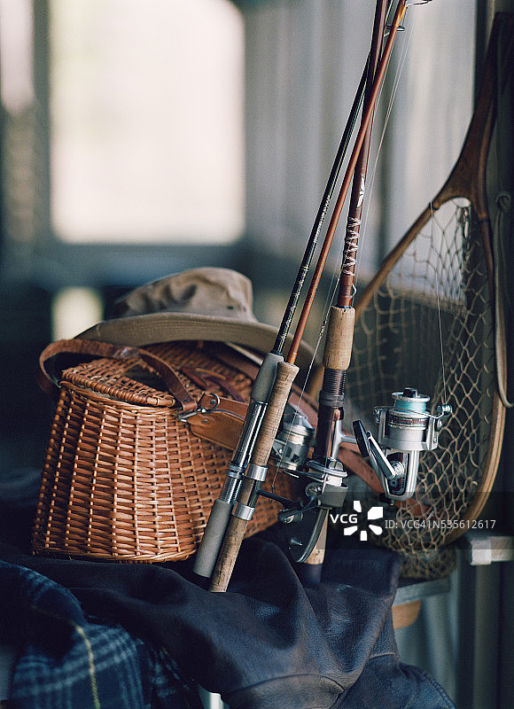 钓鱼装备图片素材
