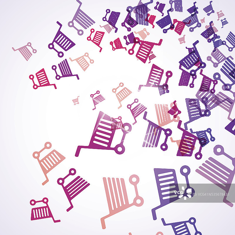 抽象背景：手推车图片素材