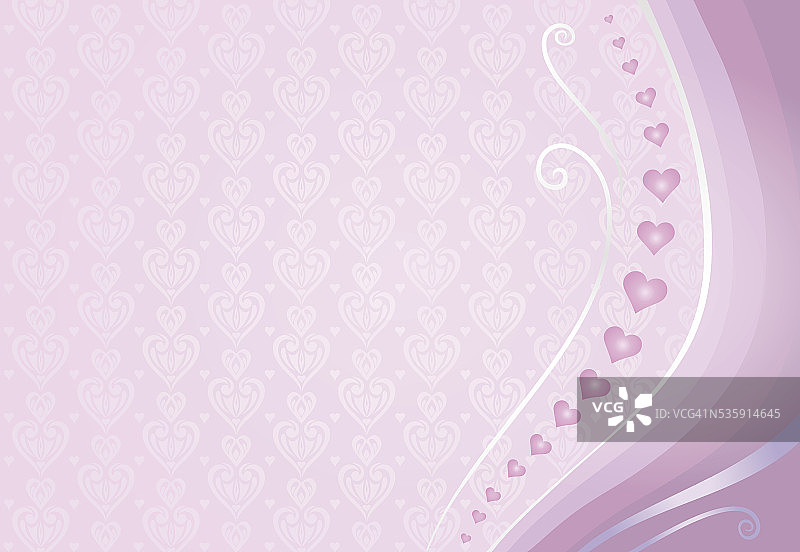 粉色情人节贺卡背景图片素材