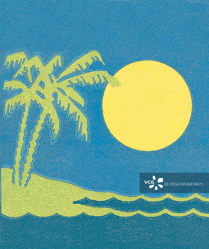 海滩场景图片素材