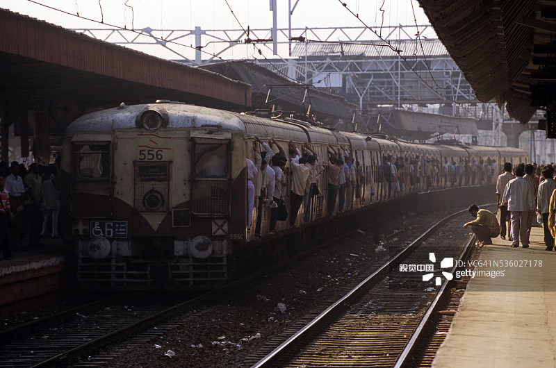孟买的铁路图片素材