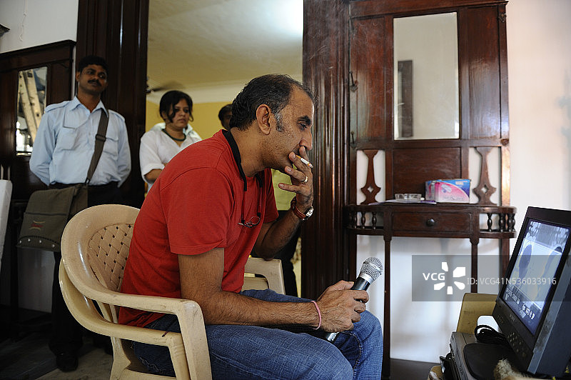 印度电影导演米林德·卢特里亚图片素材