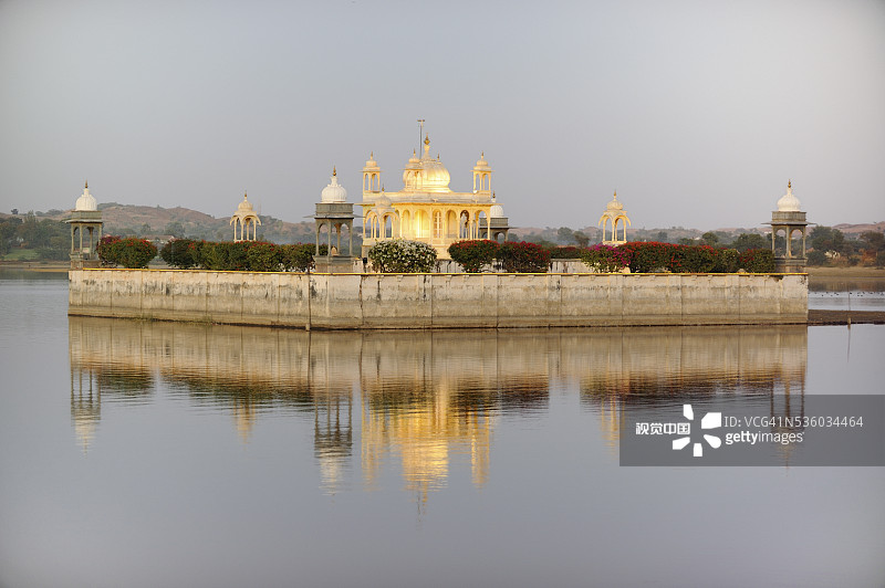 栋格尔布尔的乌代比拉斯宫殿图片素材