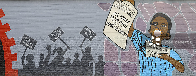 纽约的壁画图片素材