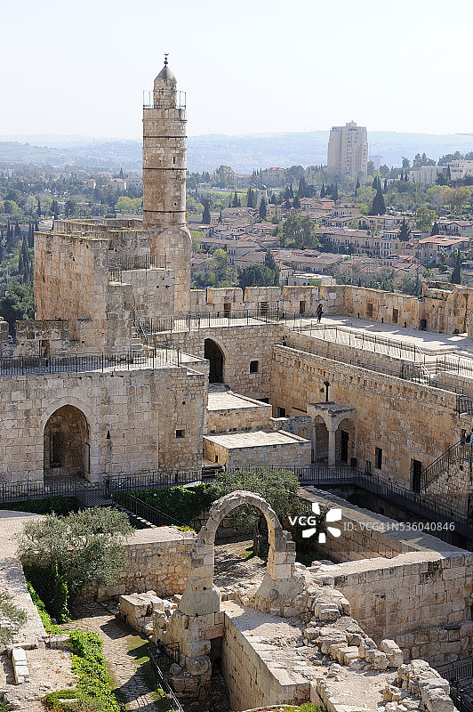 耶路撒冷的大卫塔图片素材