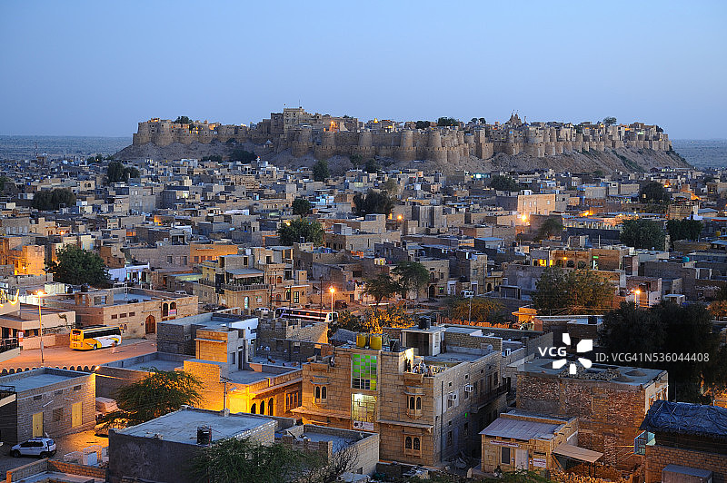 斋沙默尔小镇风光图片素材