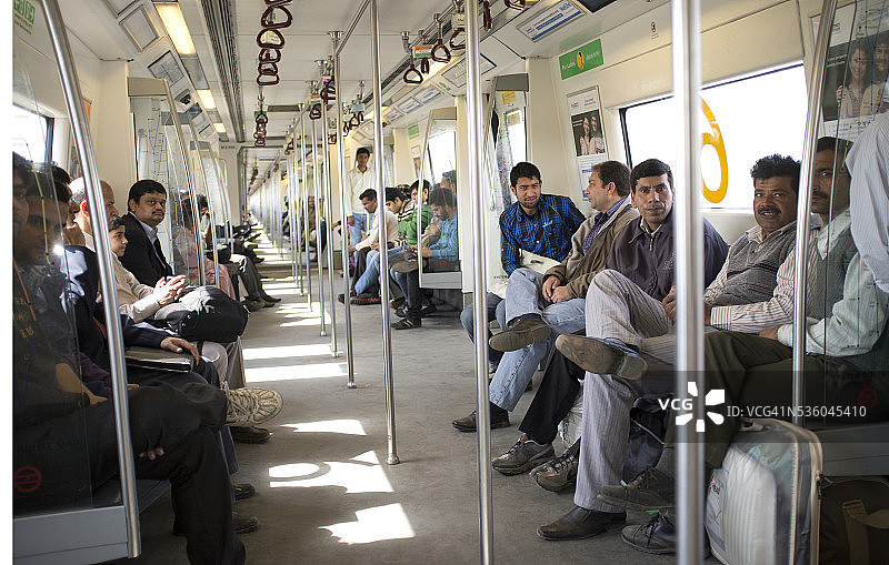 德里地铁图片素材