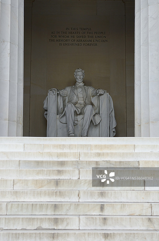 华盛顿特区林肯纪念堂图片素材