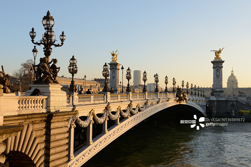 巴黎城市风光图片素材