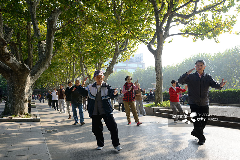 上海复兴公园图片素材