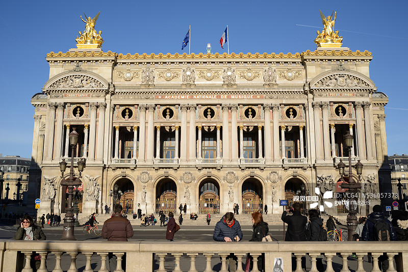 巴黎加尼耶歌剧院图片素材