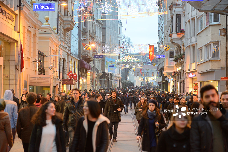 伊斯坦布尔独立大街图片素材