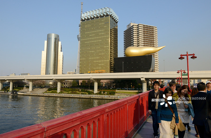 东京朝日啤酒大厅图片素材