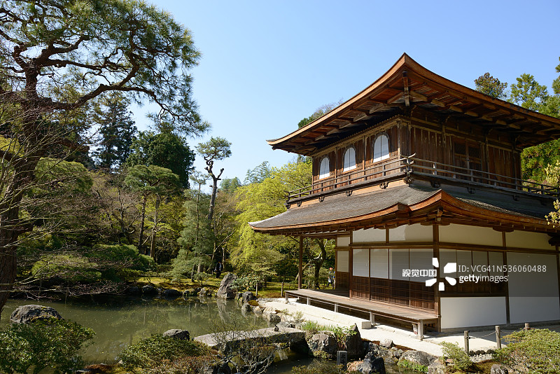 京都银阁寺图片素材