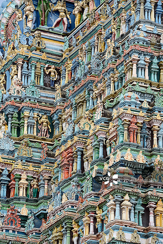 马杜赖米纳克希安曼神庙图片素材