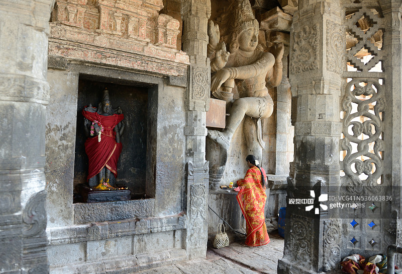 坦贾武尔的布里哈迪斯瓦拉神庙图片素材