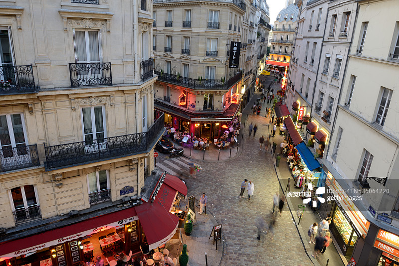 巴黎圣米歇尔区图片素材