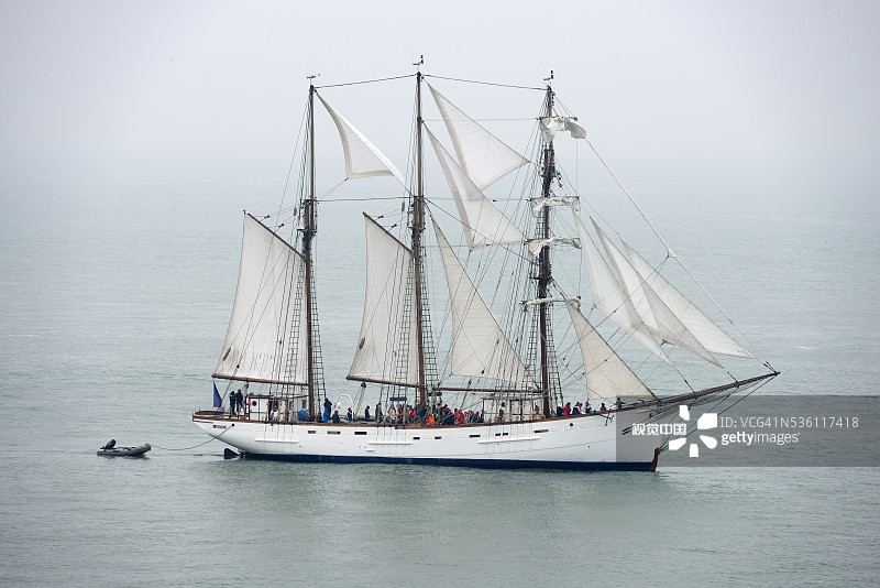 格朗维尔的Marité木制三桅船图片素材