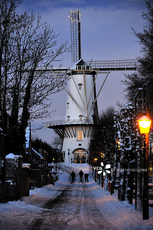 威廉斯塔德的风车图片素材