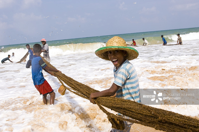 位于曼纳湾前的本托塔图片素材