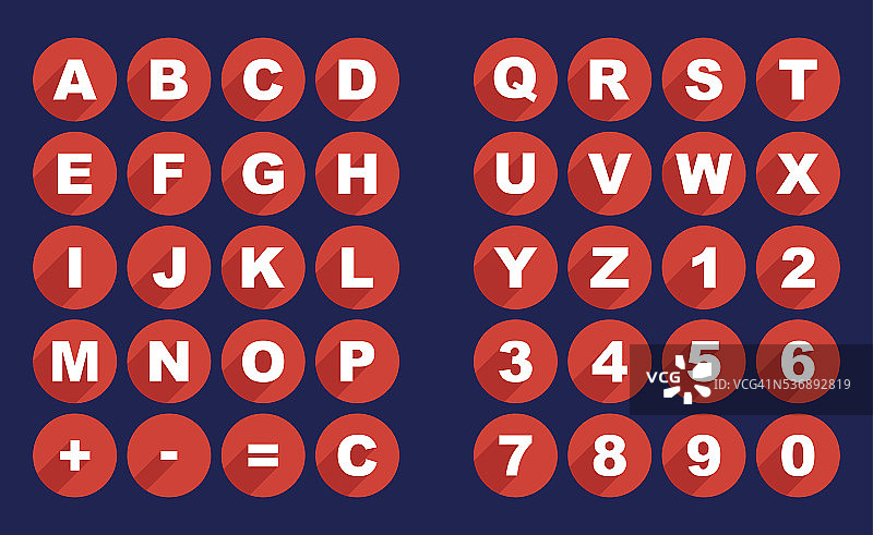 字母和数字图片素材