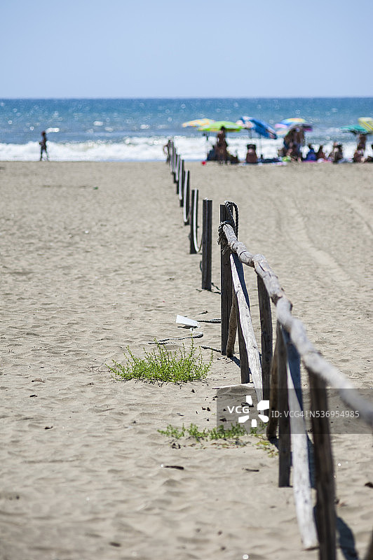 意大利海滩日落图片素材