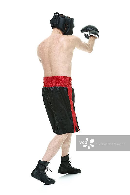 练习拳击的男人图片素材