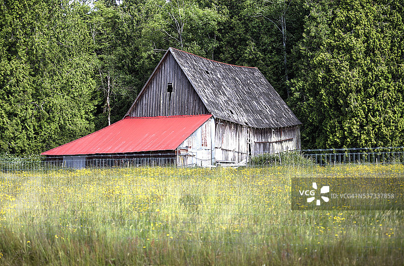 废弃的谷仓 - 素材图片图片素材