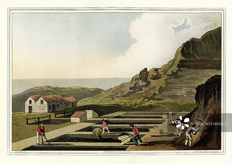 约克郡的服装 - 明矾矿图片素材