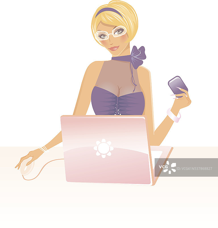 美丽而年轻的女人图片素材