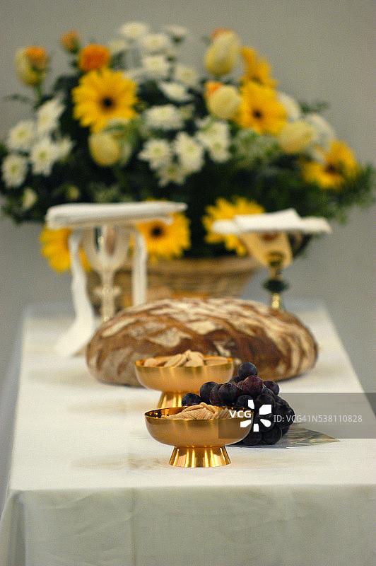 濯足星期四的祭坛图片素材