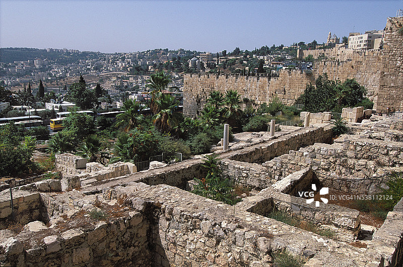 防御城墙图片素材