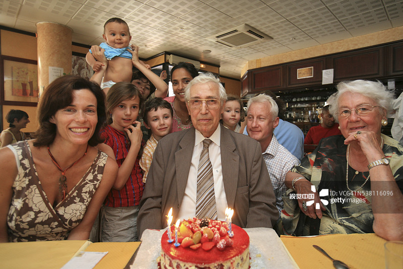 爷爷的生日图片素材