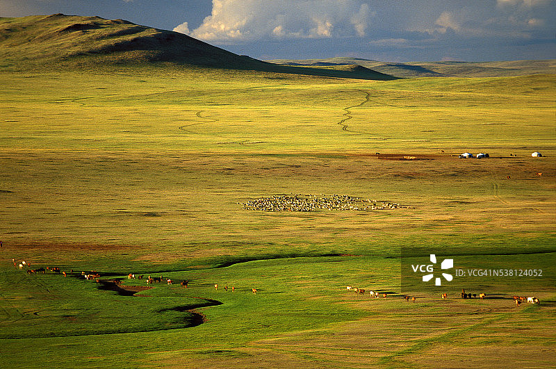 蒙古北部风光图片素材