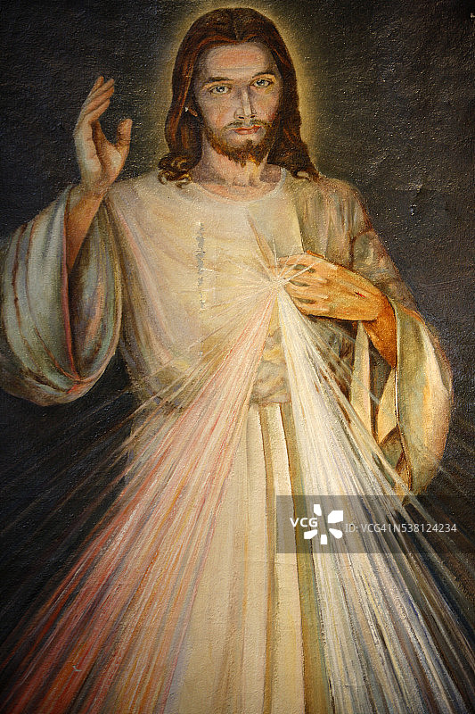 贝西圣母圣诞教堂的基督图片素材