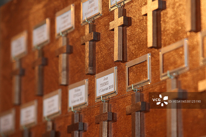 圣约瑟夫教堂的葬礼十字架图片素材