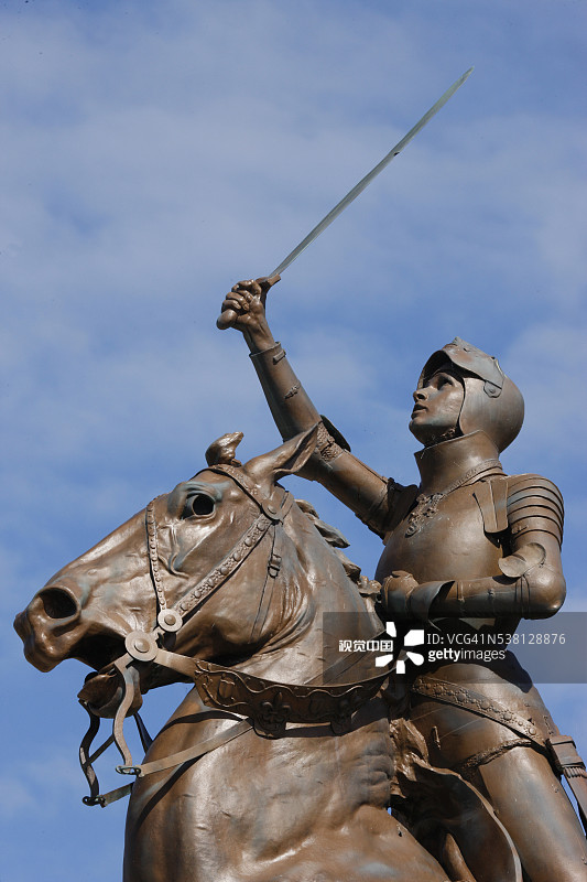 圣女贞德雕像图片素材