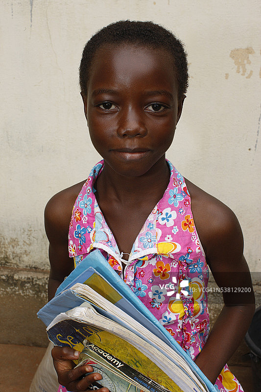 非洲女学生图片素材