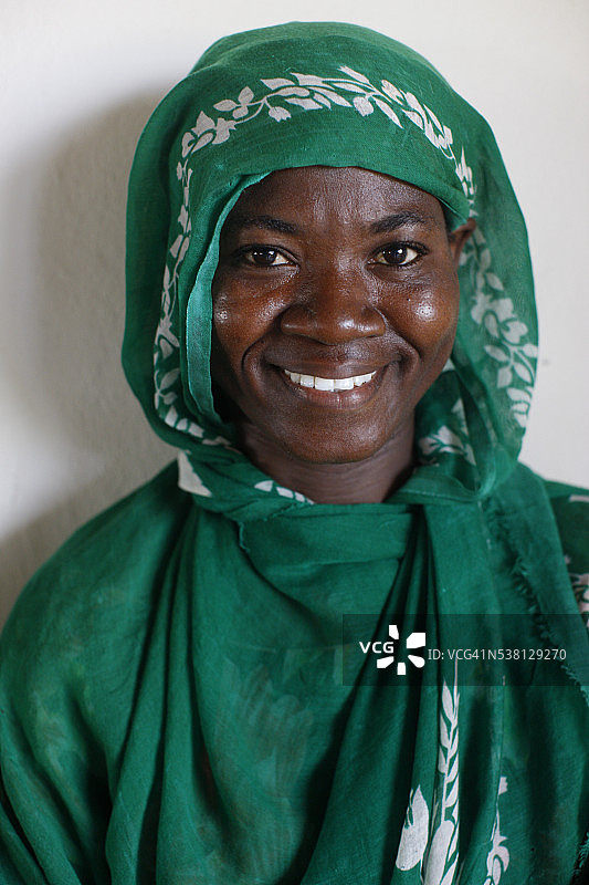 在非洲的穆斯林女性图片素材