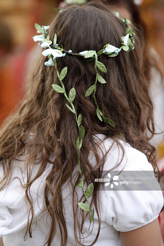 参加昆达里尼瑜伽节的女人图片素材