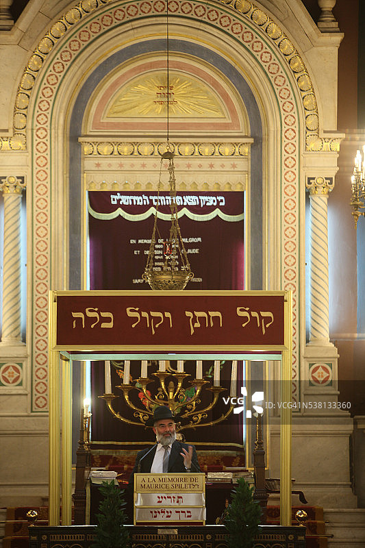 巴黎拿撒勒犹太教堂图片素材