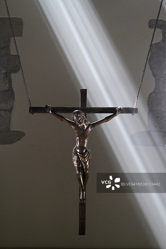 圣旺德里耶修道院的十字架图片素材