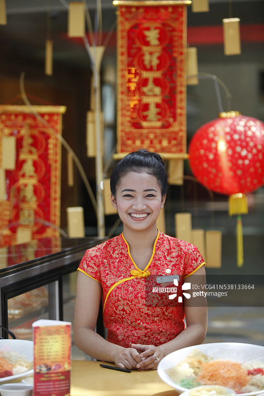 中餐厅员工图片素材