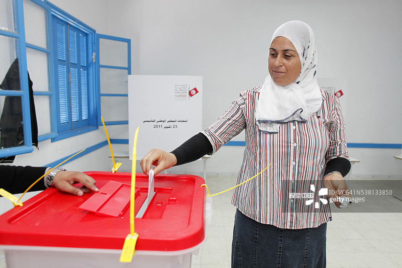 2011年10月23日突尼斯全国选举图片素材