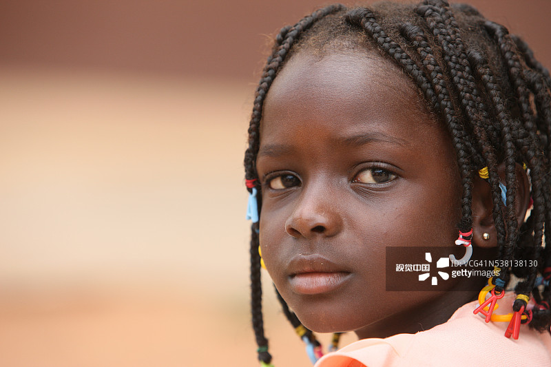 非洲女孩图片素材