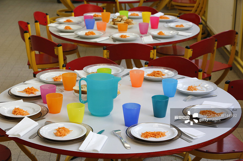学校餐食图片素材
